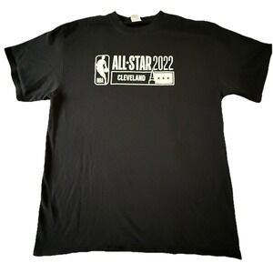 NBA  Cleveland All Stars 2022 Short Sleeve Athletic T-Shirt Size L  100% Cotton